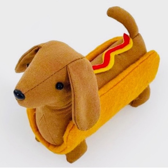 NWT Target Bullseye Playground Hotdog Dachshund Dog Stuffed Animal - Picture 1 of 7